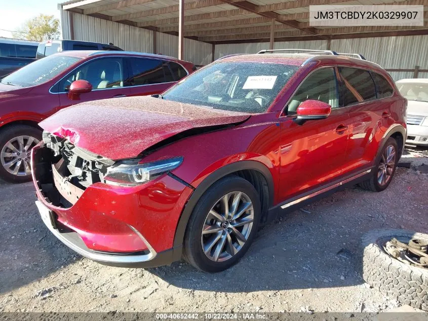 2019 Mazda Cx-9 Grand Touring VIN: JM3TCBDY2K0329907 Lot: 40652442