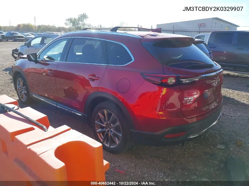 2019 Mazda Cx-9 Grand Touring VIN: JM3TCBDY2K0329907 Lot: 40652442