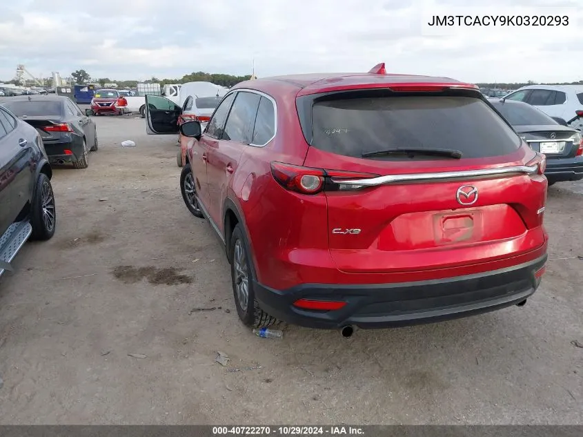 JM3TCACY9K0320293 2019 Mazda Cx-9 Touring