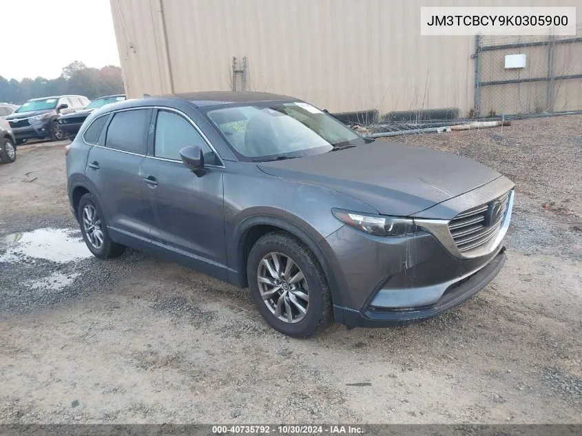 2019 Mazda Cx-9 Touring VIN: JM3TCBCY9K0305900 Lot: 40735792