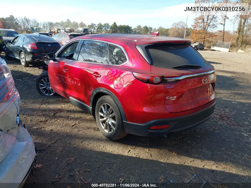 2019 Mazda Cx-9 Touring VIN: JM3TCBCY0K0310256 Lot: 40782281