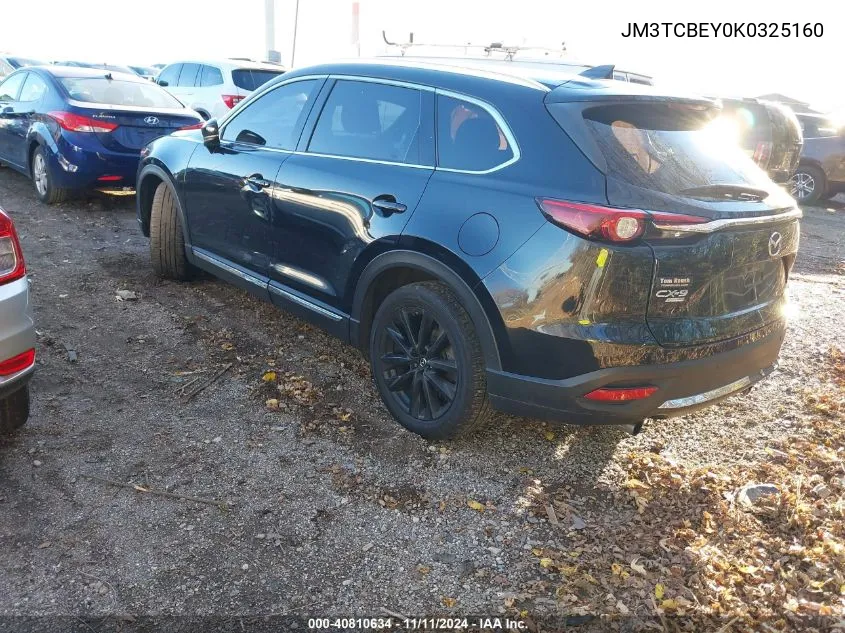 2019 Mazda Cx-9 Signature VIN: JM3TCBEY0K0325160 Lot: 40810634