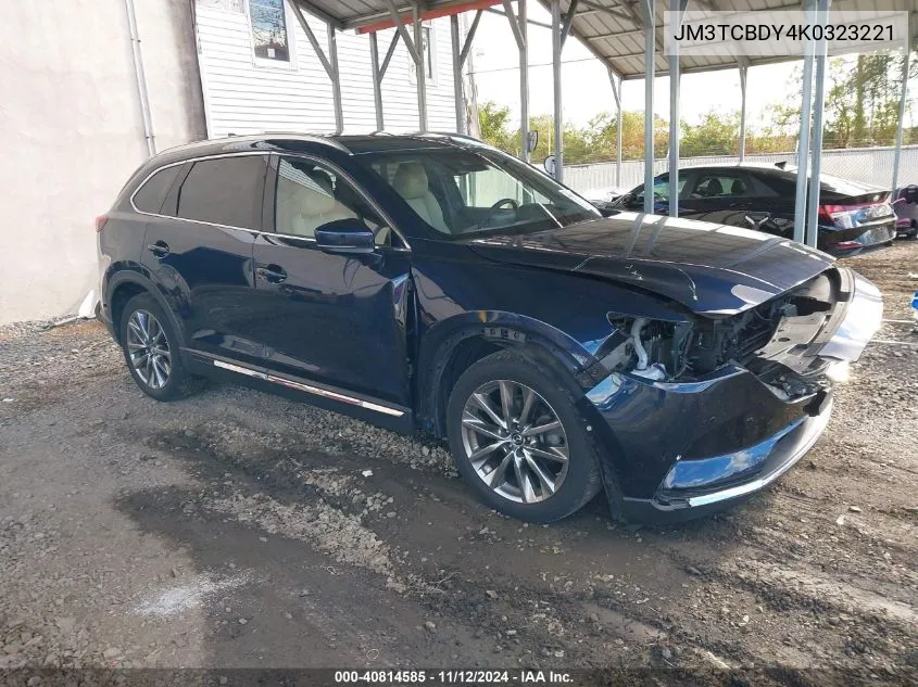 2019 Mazda Cx-9 Grand Touring VIN: JM3TCBDY4K0323221 Lot: 40814585