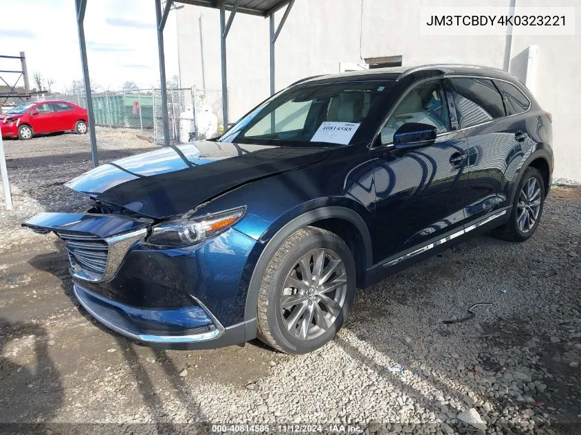 2019 Mazda Cx-9 Grand Touring VIN: JM3TCBDY4K0323221 Lot: 40814585