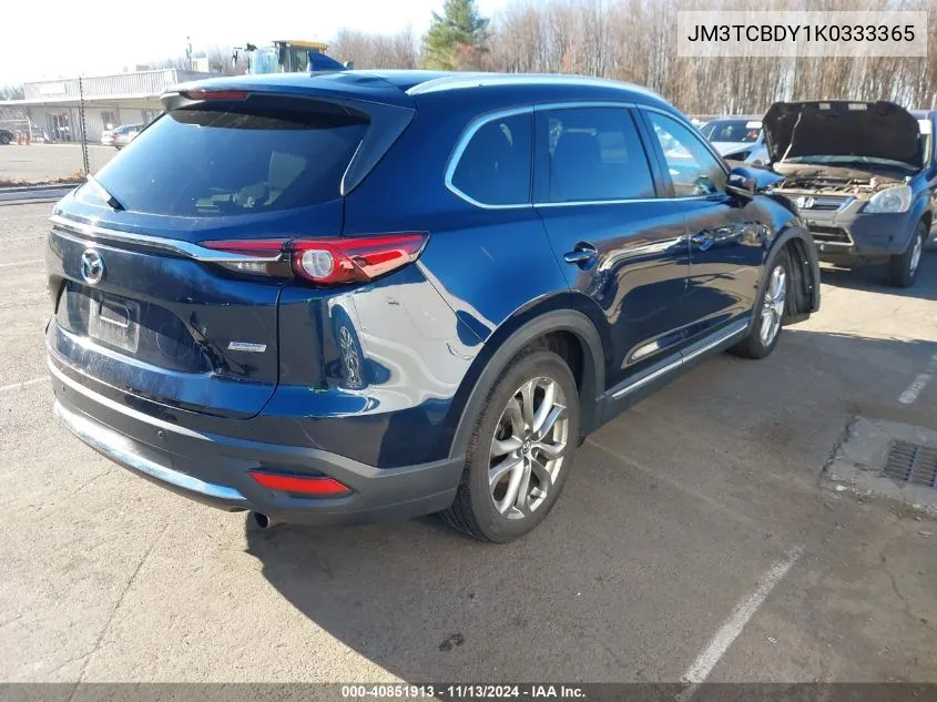 2019 Mazda Cx-9 Grand Touring VIN: JM3TCBDY1K0333365 Lot: 40851913