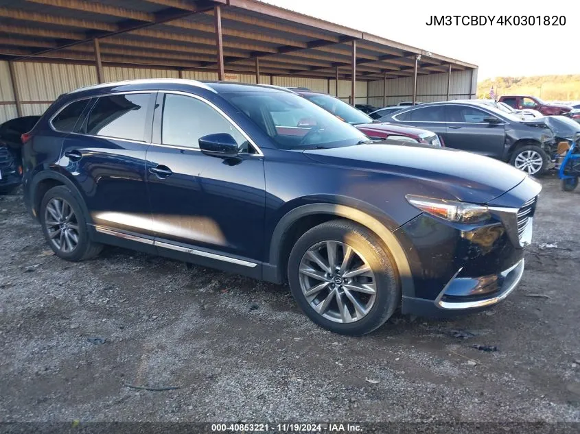 2019 Mazda Cx-9 Grand Touring VIN: JM3TCBDY4K0301820 Lot: 40853221