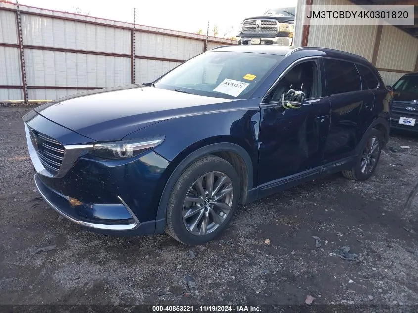 2019 Mazda Cx-9 Grand Touring VIN: JM3TCBDY4K0301820 Lot: 40853221