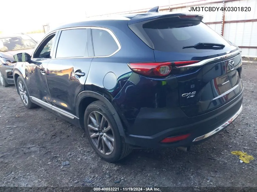 2019 Mazda Cx-9 Grand Touring VIN: JM3TCBDY4K0301820 Lot: 40853221