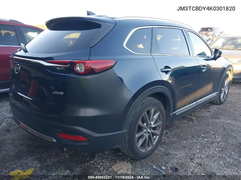 2019 Mazda Cx-9 Grand Touring VIN: JM3TCBDY4K0301820 Lot: 40853221