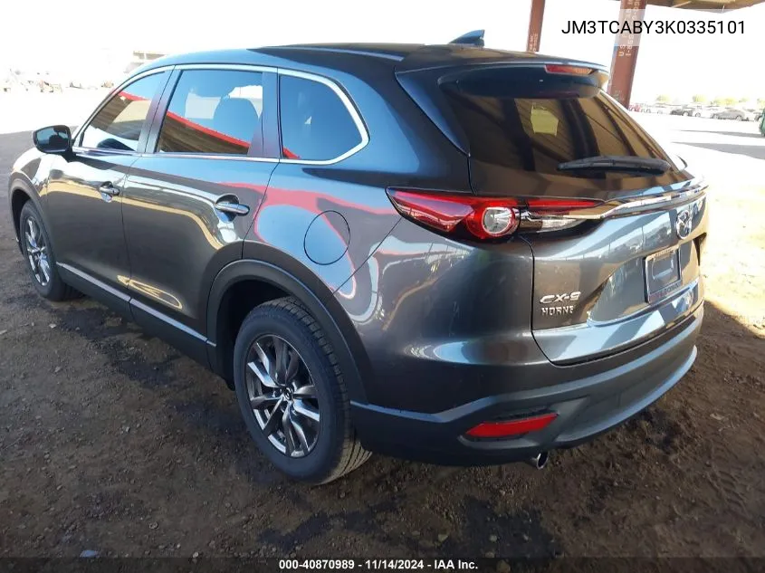 2019 Mazda Cx-9 Sport VIN: JM3TCABY3K0335101 Lot: 40870989