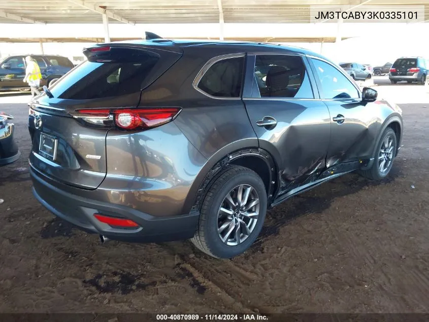 2019 Mazda Cx-9 Sport VIN: JM3TCABY3K0335101 Lot: 40870989