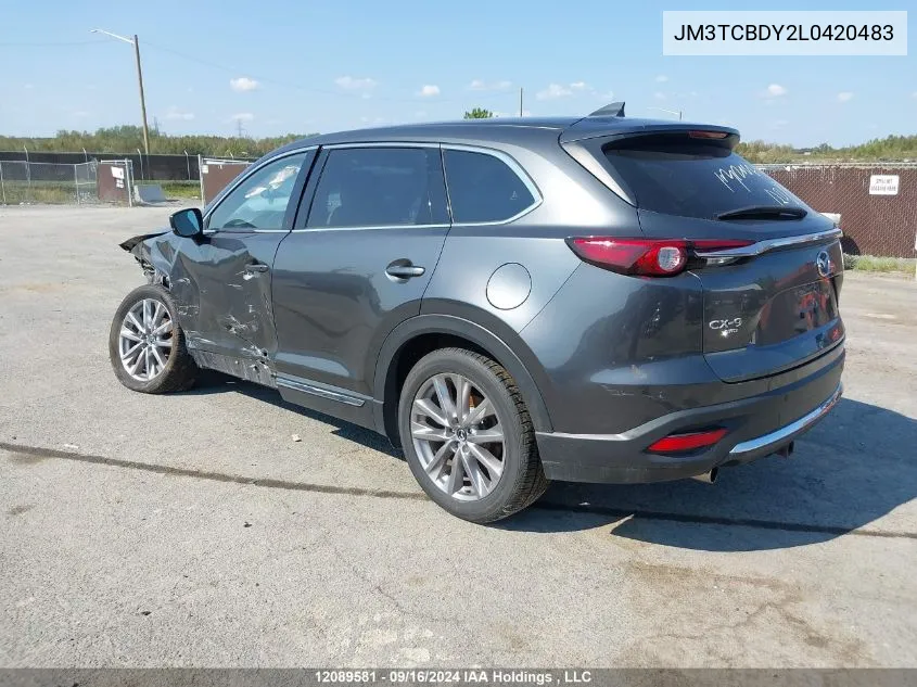 JM3TCBDY2L0420483 2020 Mazda Cx-9