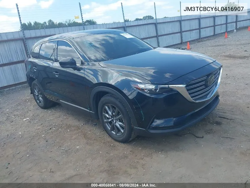 2020 Mazda Cx-9 Touring VIN: JM3TCBCY6L0416907 Lot: 40058841