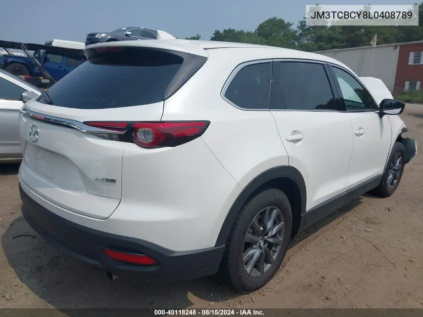 2020 Mazda Cx-9 Touring VIN: JM3TCBCY8L0408789 Lot: 40118248