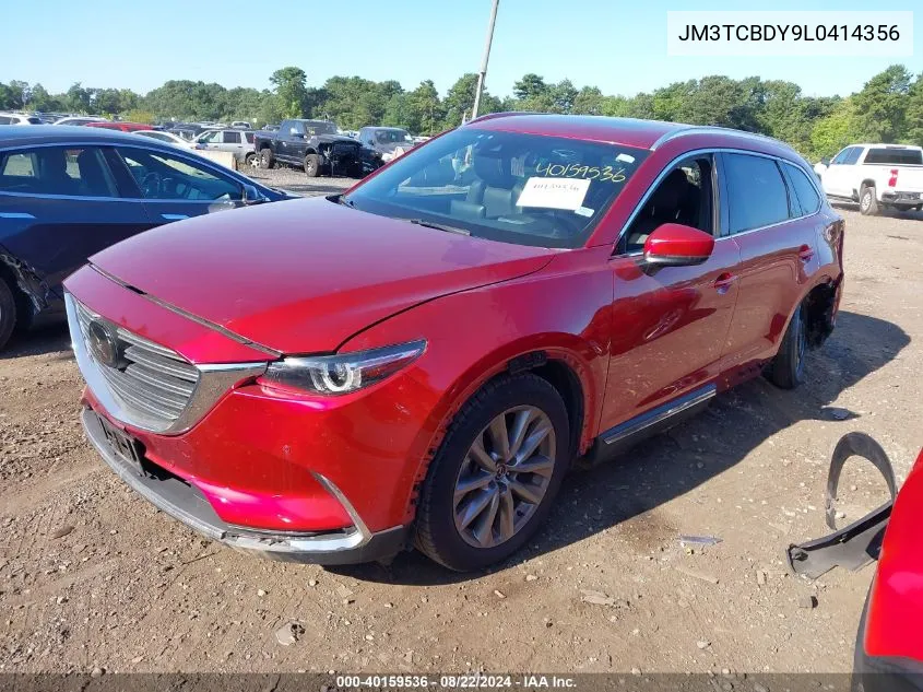 2020 Mazda Cx-9 Grand Touring VIN: JM3TCBDY9L0414356 Lot: 40159536