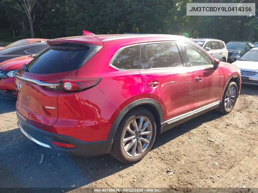 2020 Mazda Cx-9 Grand Touring VIN: JM3TCBDY9L0414356 Lot: 40159536