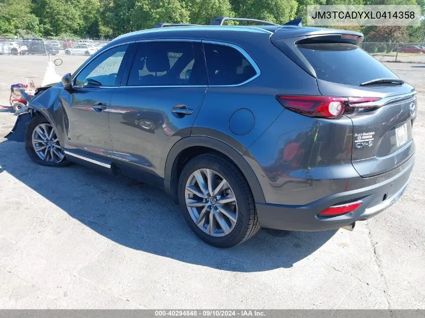 2020 Mazda Cx-9 Grand Touring VIN: JM3TCADYXL0414358 Lot: 40294848