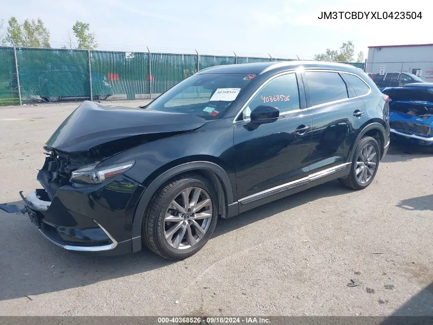 2020 Mazda Cx-9 Grand Touring VIN: JM3TCBDYXL0423504 Lot: 40368526