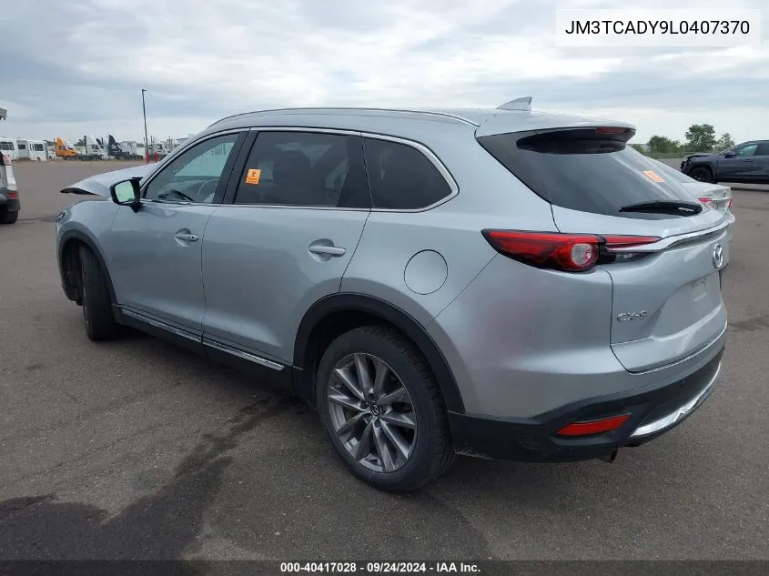 2020 Mazda Cx-9 Grand Touring VIN: JM3TCADY9L0407370 Lot: 40417028