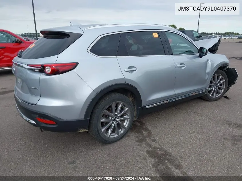 2020 Mazda Cx-9 Grand Touring VIN: JM3TCADY9L0407370 Lot: 40417028