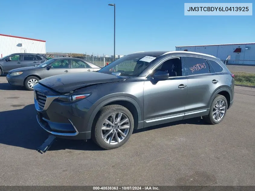 2020 Mazda Cx-9 Grand Touring VIN: JM3TCBDY6L0413925 Lot: 40538363