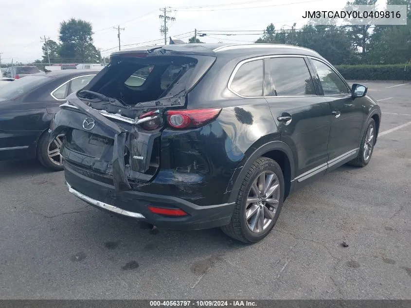 2020 Mazda Cx-9 Grand Touring VIN: JM3TCADY0L0409816 Lot: 40563797