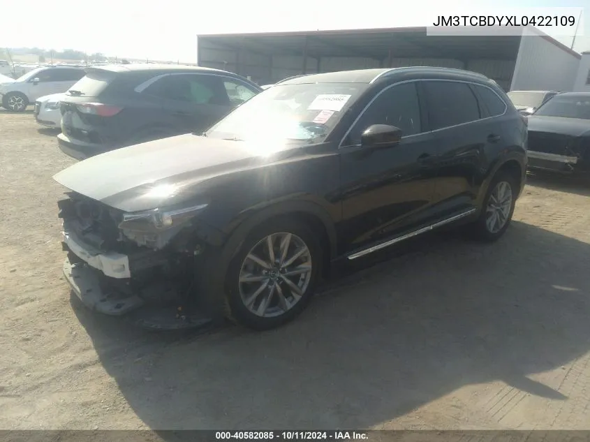 2020 Mazda Cx-9 Grand Touring VIN: JM3TCBDYXL0422109 Lot: 40582085