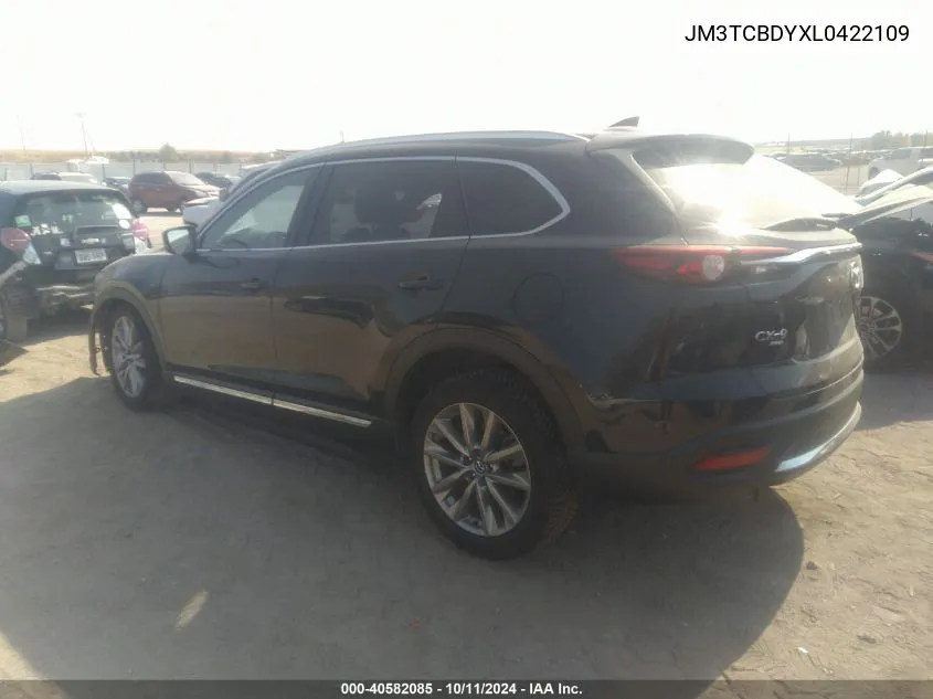 2020 Mazda Cx-9 Grand Touring VIN: JM3TCBDYXL0422109 Lot: 40582085