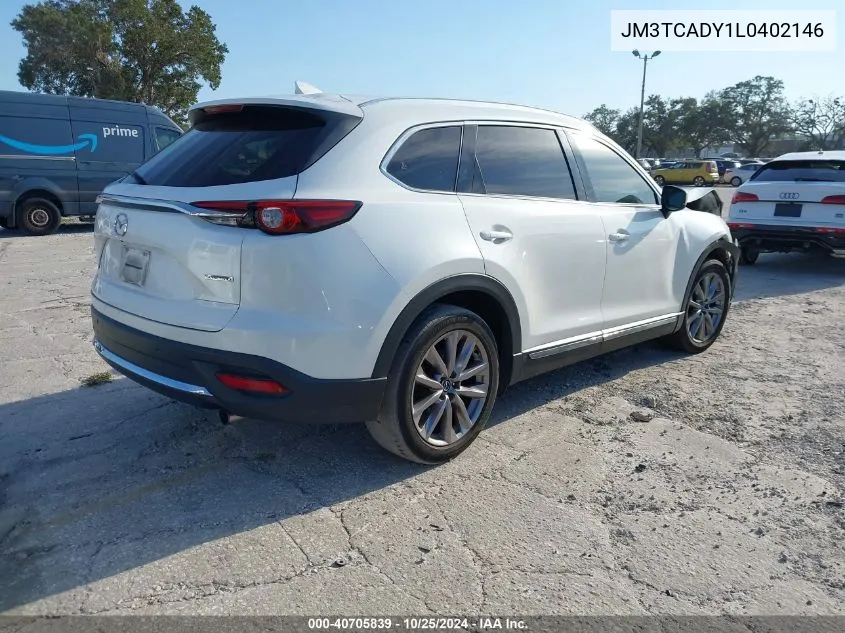 2020 Mazda Cx-9 Grand Touring VIN: JM3TCADY1L0402146 Lot: 40705839