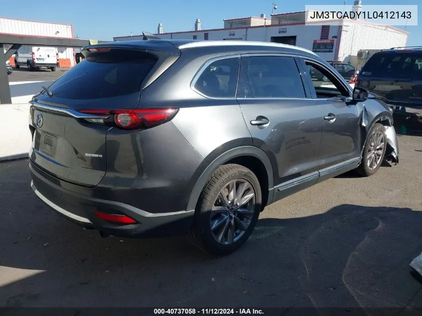 2020 Mazda Cx-9 Grand Touring VIN: JM3TCADY1L0412143 Lot: 40737058