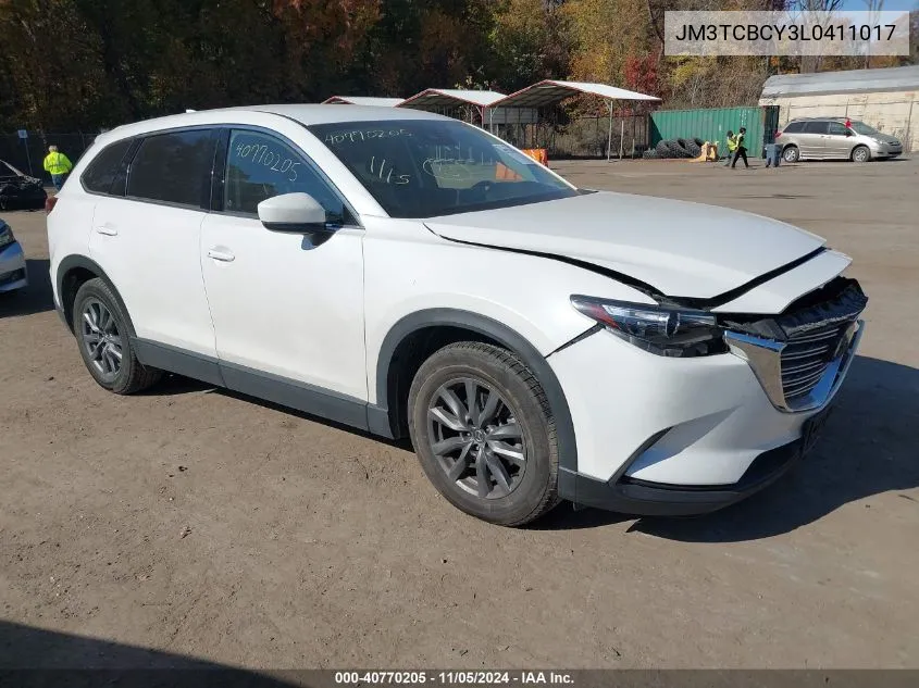 2020 Mazda Cx-9 Touring VIN: JM3TCBCY3L0411017 Lot: 40770205