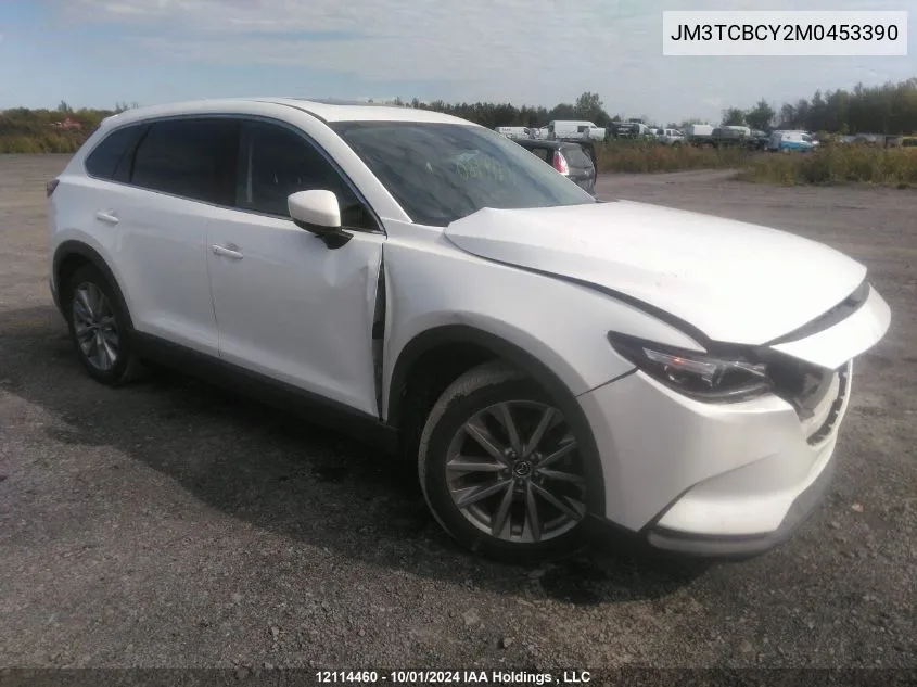 2021 Mazda Cx-9 VIN: JM3TCBCY2M0453390 Lot: 12114460