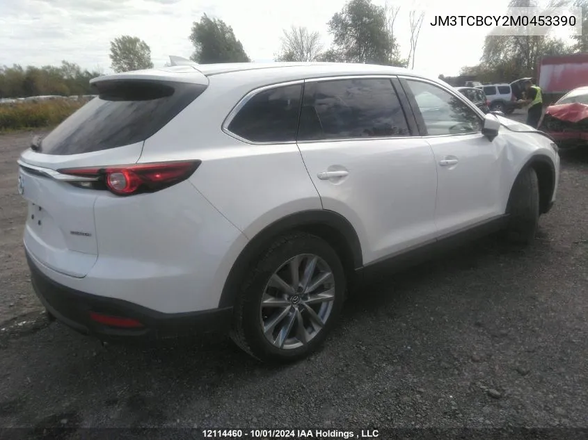 2021 Mazda Cx-9 VIN: JM3TCBCY2M0453390 Lot: 12114460