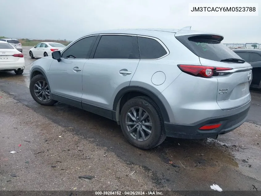 2021 Mazda Cx-9 Touring VIN: JM3TCACY6M0523788 Lot: 39284752