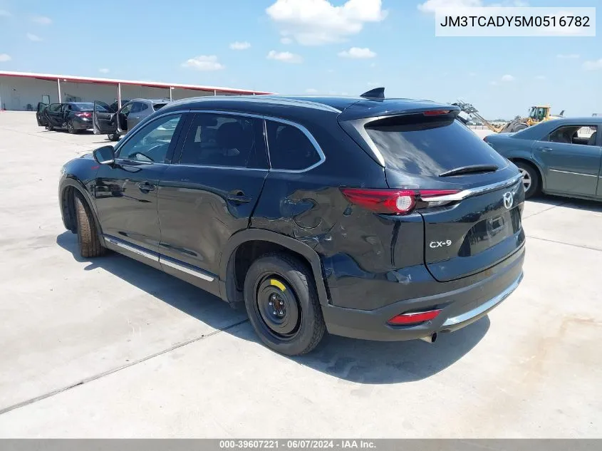 2021 Mazda Cx-9 Grand Touring VIN: JM3TCADY5M0516782 Lot: 39607221