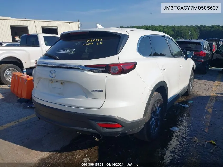 JM3TCACY7M0505607 2021 Mazda Cx-9 Touring