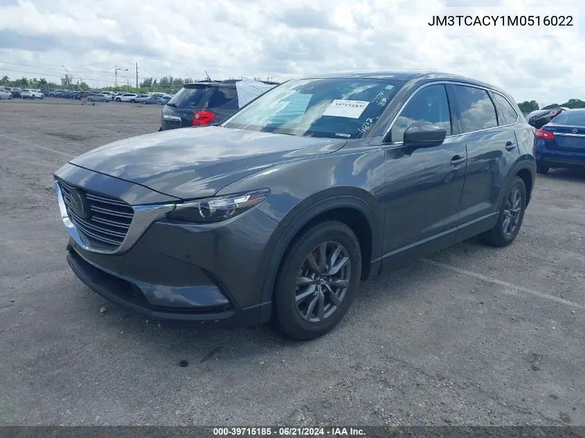 2021 Mazda Cx-9 Touring VIN: JM3TCACY1M0516022 Lot: 39715185