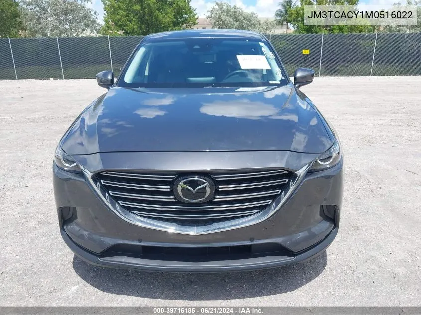 2021 Mazda Cx-9 Touring VIN: JM3TCACY1M0516022 Lot: 39715185