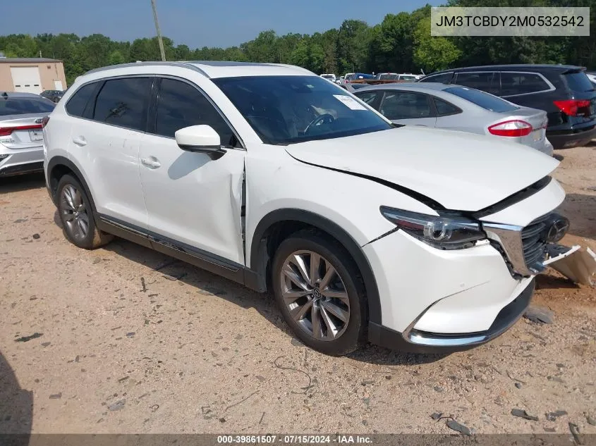 2021 Mazda Cx-9 Grand Touring VIN: JM3TCBDY2M0532542 Lot: 39861507