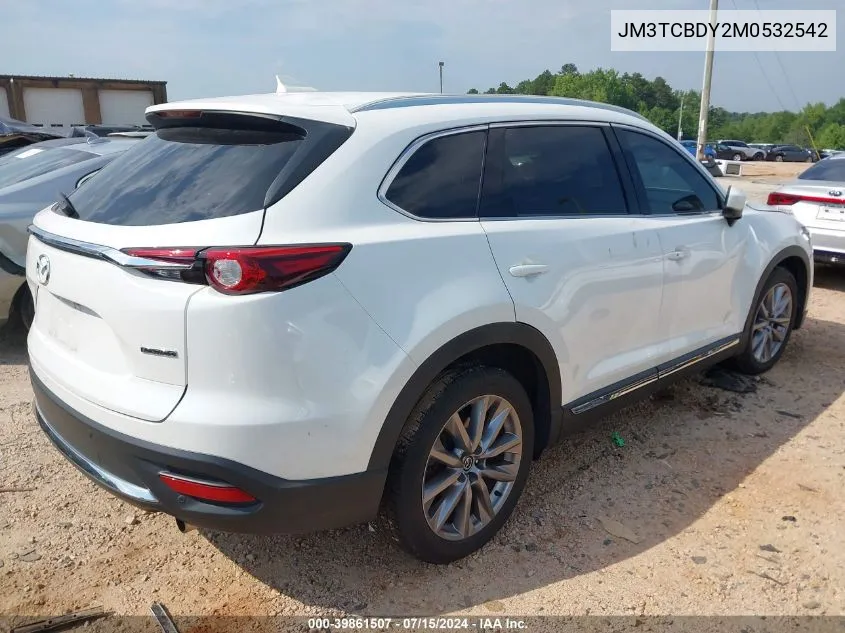 2021 Mazda Cx-9 Grand Touring VIN: JM3TCBDY2M0532542 Lot: 39861507