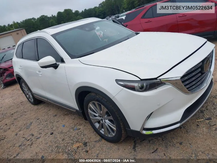 2021 Mazda Cx-9 Signature VIN: JM3TCBEY3M0522634 Lot: 40043924