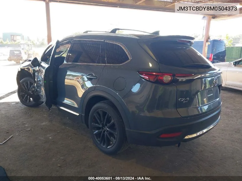 2021 Mazda Cx-9 Carbon Edition VIN: JM3TCBDY8M0504373 Lot: 40053601