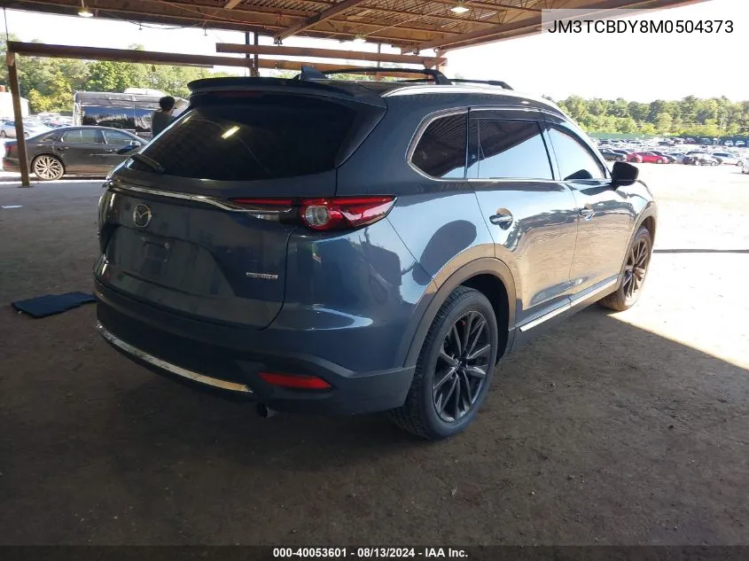 2021 Mazda Cx-9 Carbon Edition VIN: JM3TCBDY8M0504373 Lot: 40053601