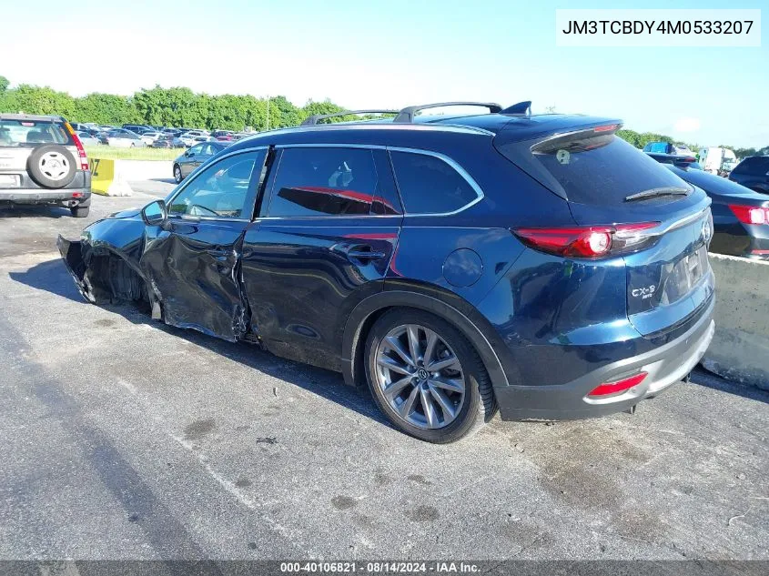 2021 Mazda Cx-9 Grand Touring VIN: JM3TCBDY4M0533207 Lot: 40106821