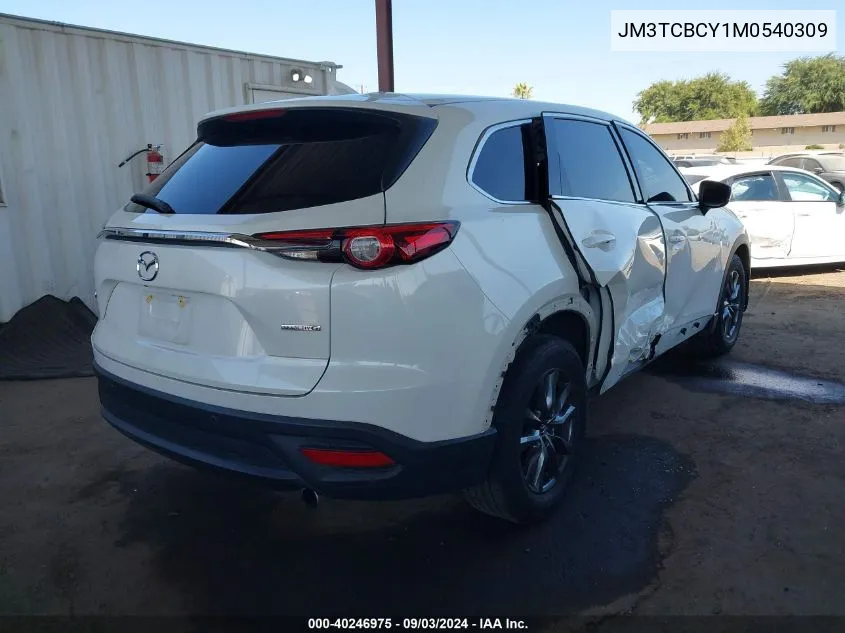 2021 Mazda Cx-9 Touring VIN: JM3TCBCY1M0540309 Lot: 40246975