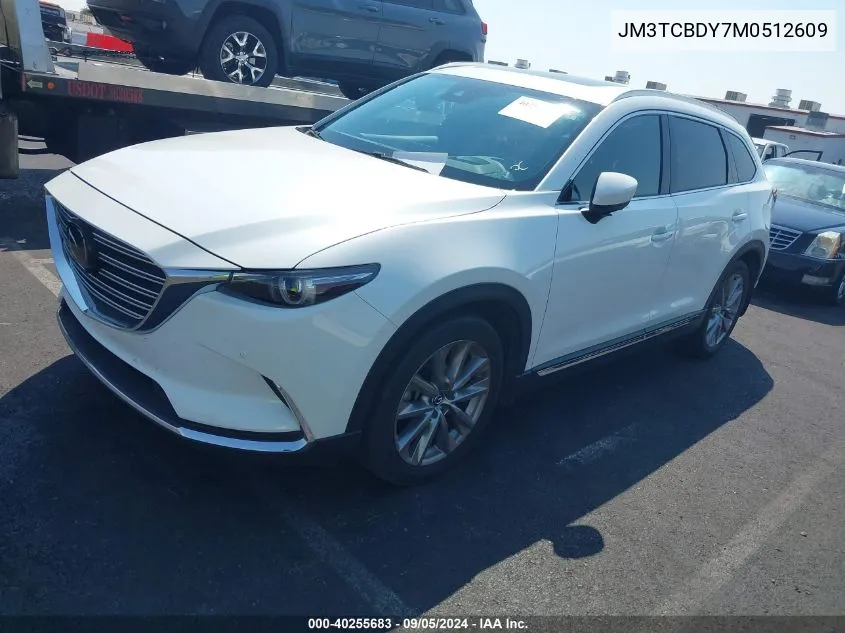 2021 Mazda Cx-9 Grand Touring VIN: JM3TCBDY7M0512609 Lot: 40255683