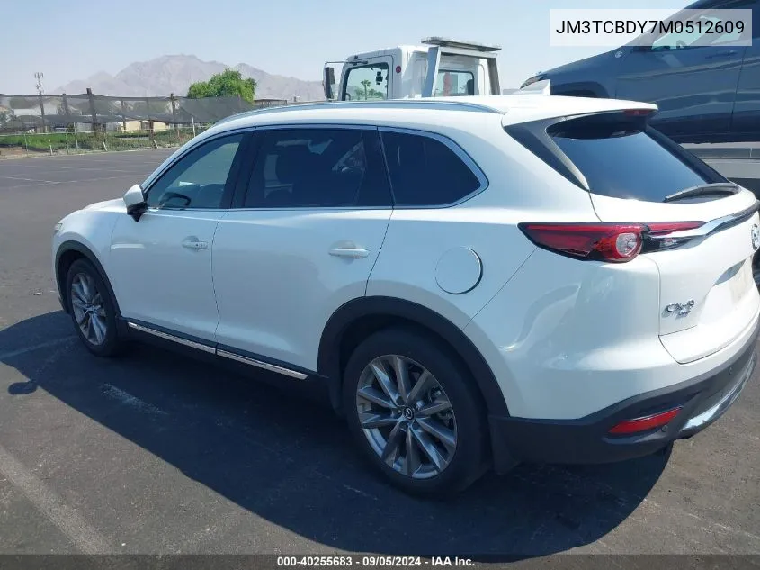 2021 Mazda Cx-9 Grand Touring VIN: JM3TCBDY7M0512609 Lot: 40255683