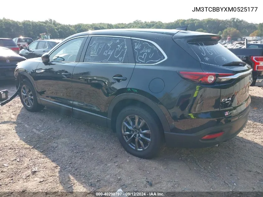 2021 Mazda Cx-9 Sport VIN: JM3TCBBYXM0525177 Lot: 40298797