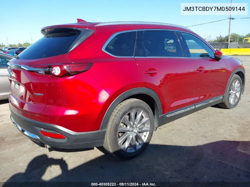 2021 Mazda Cx-9 Grand Touring VIN: JM3TCBDY7M0509144 Lot: 40305223