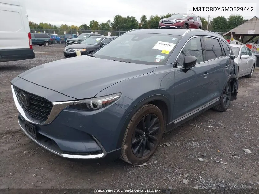 2021 Mazda Cx-9 Carbon Edition VIN: JM3TCBDY5M0529442 Lot: 40389735